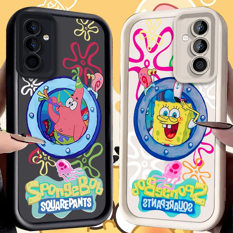 Animation S-SpongeBobs Hülle für Samsung Galaxy A53 A50 A50S A36 5G A35 A34 A33 A32 A30 A26 A24 A23 A22 A20 A16 A15 A14 4G Abdeckung