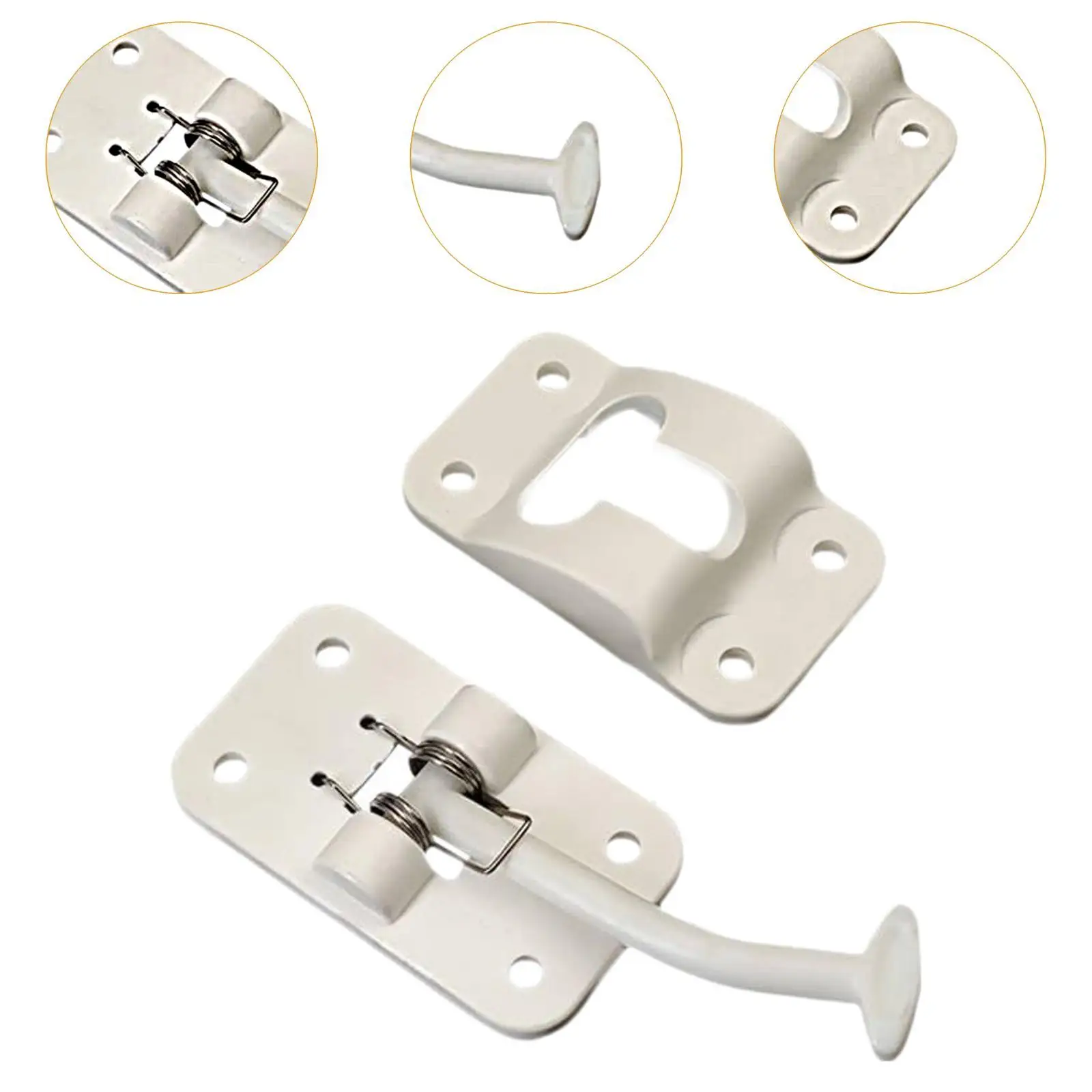 汎用RVドアホルダーラッチRVドアキャッチアクセサリー、プロフェッショナル、エントリードアホルダー、ツールカート用ドアラッチホルダーキャッチ