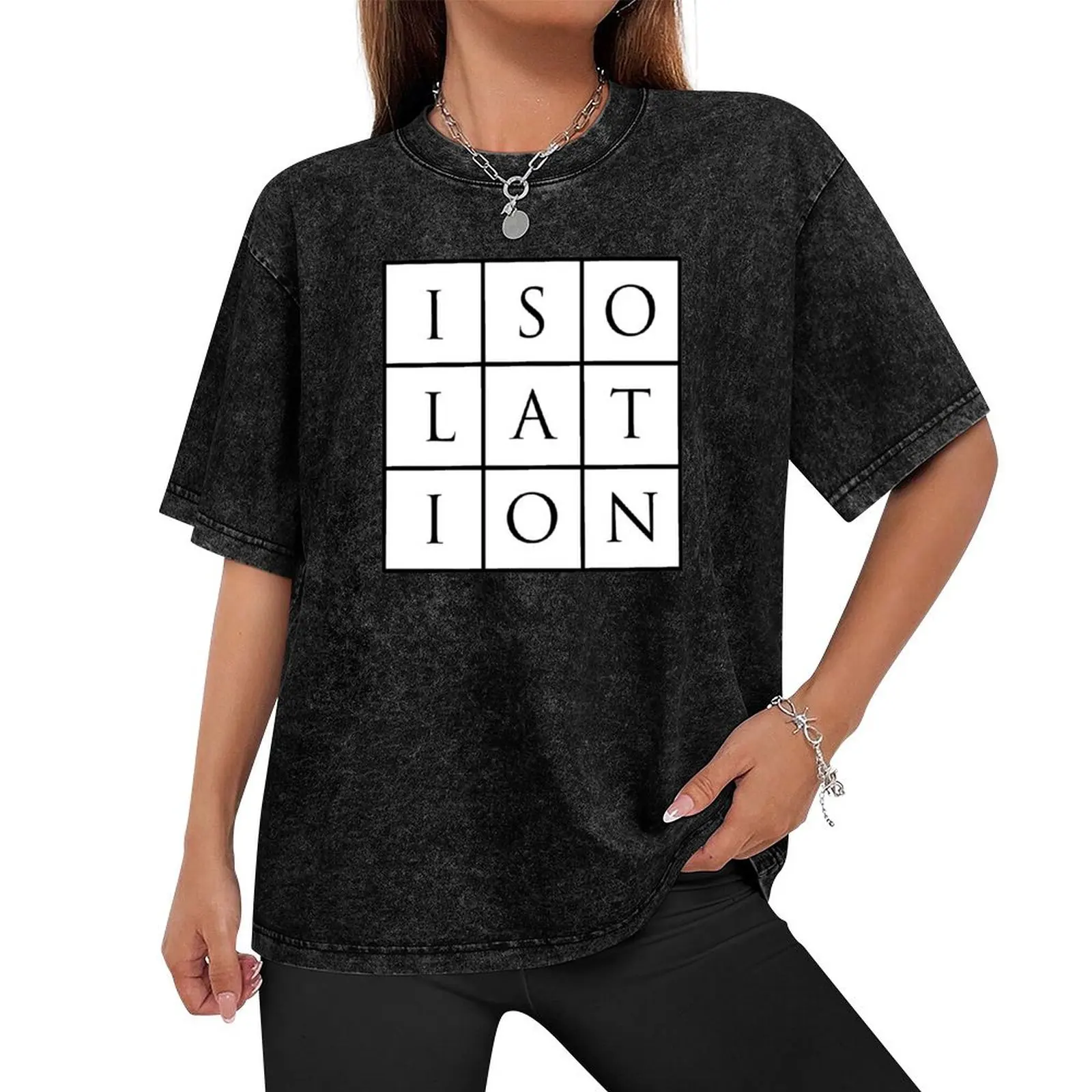 Isolation T-Shirt rapper graphic tees T-shirts oversize summer 2025 clothes funny t shirts for men