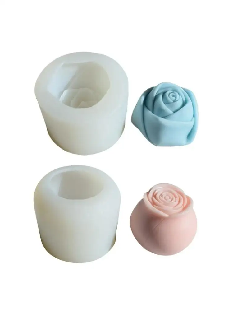 

3D Rose Flower Silicone Mold Plaster Resin Cake Baking Tool Decoration