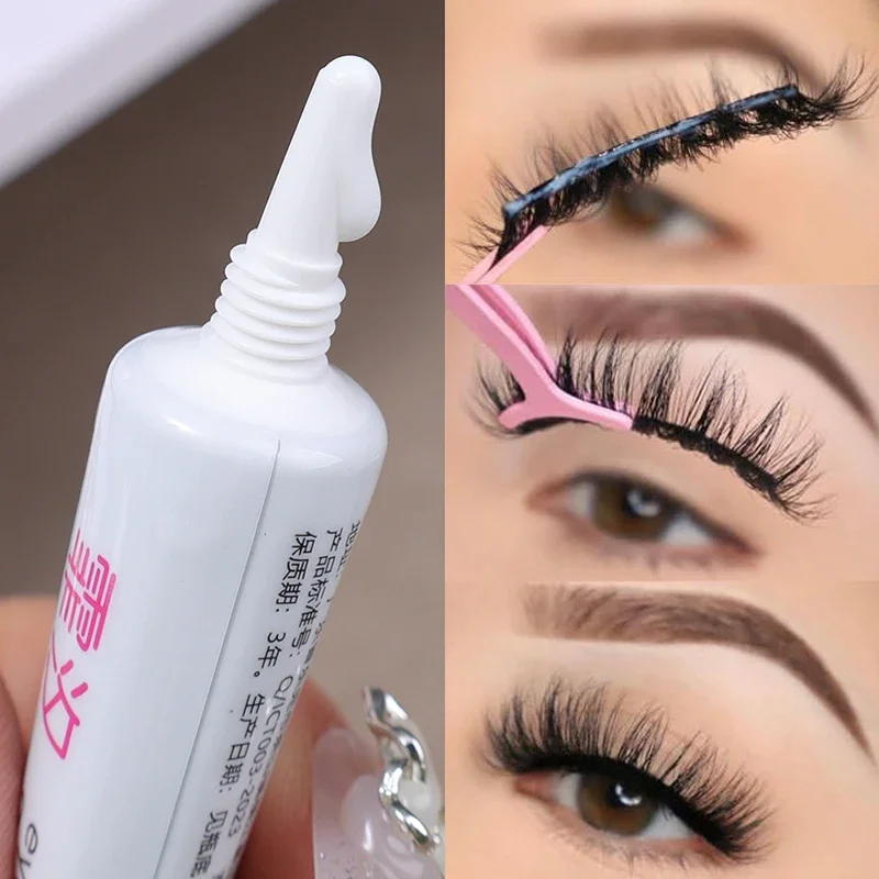 Eyelash Glue Quick Drying Waterproof Long Lasting Not Irritating Self Adhesive Eyelashes Extension Glue Eye Makeup Cosmetic Tool