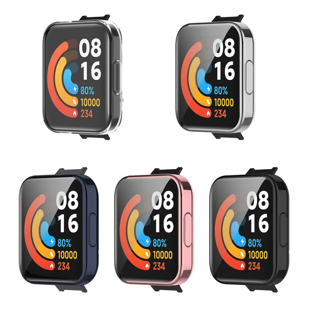 New Shell Frame Protective TPU Case Cover Screen Protector For Redmi Watch 2 Lite