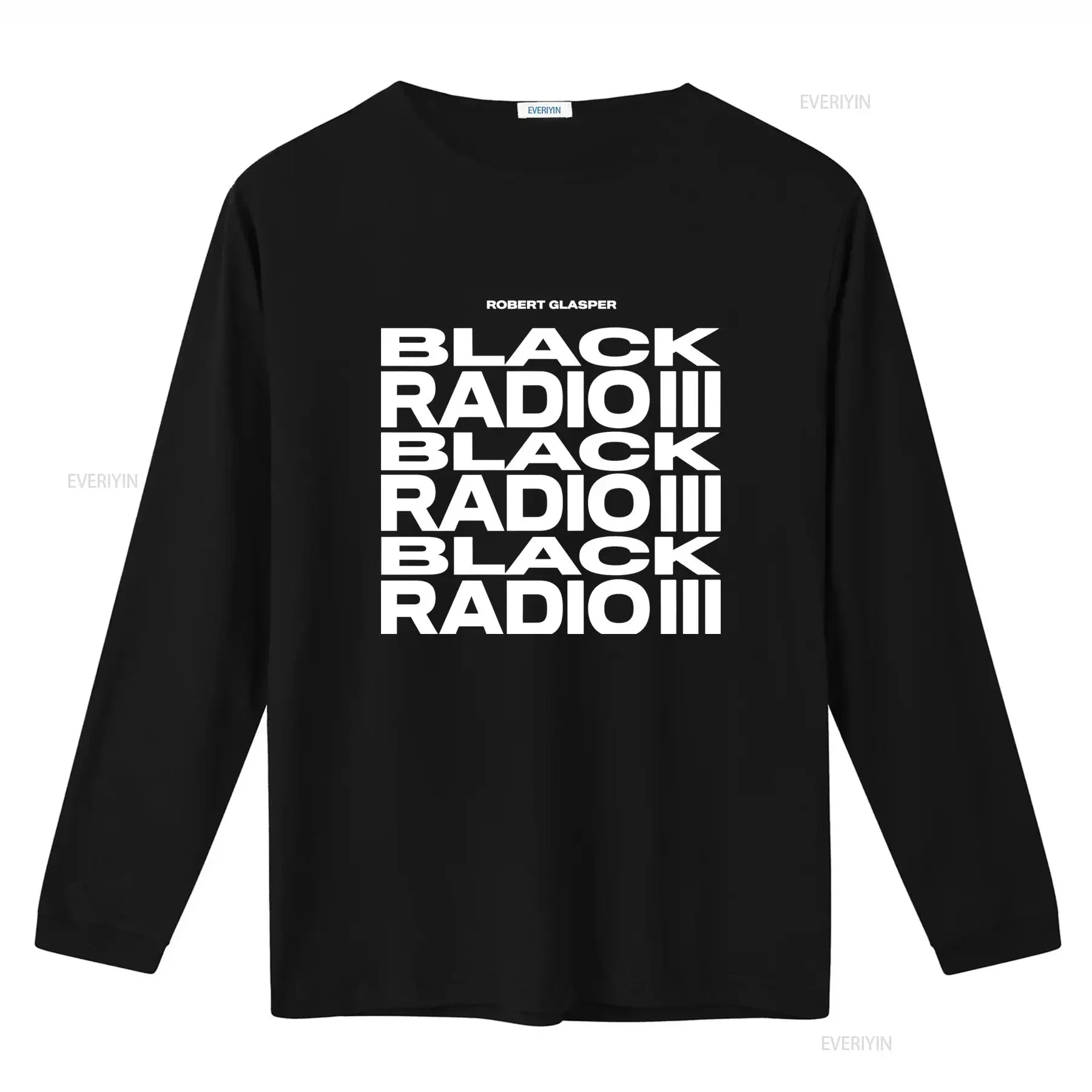 NWT Robert Glasper Black Radio T Shirt Stylish Design for Music Lovers vintage Washed Versatile Stretched Slightly Soft fashion