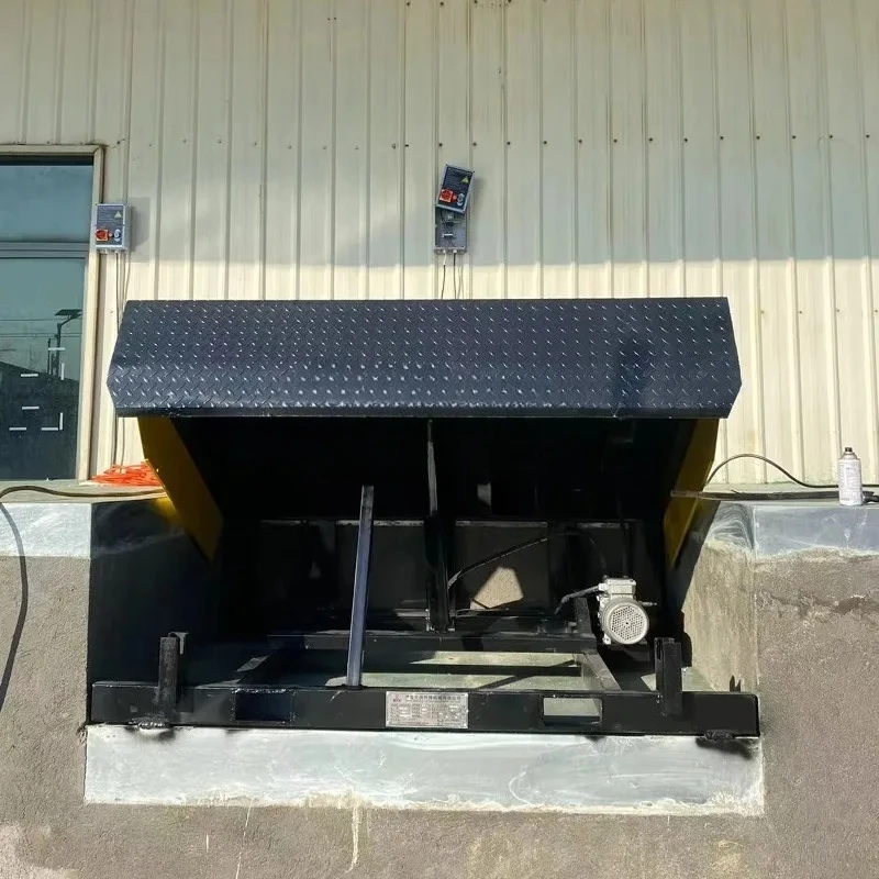 Heavy Duty Fixed Custom Sized Dock Leveler CE Certified Load Bearing Capacity 8000kg  For Container  Loading Unloading Warehouse