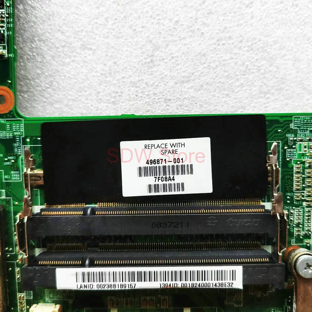 

496871-001 для HP HDX18 496871-001 материнская плата ноутбука HDX X18T-1000 DA0UT7MB8F0 HDX X18-1023CA HDX X18-1120LA ноутбук PM45 DDR2