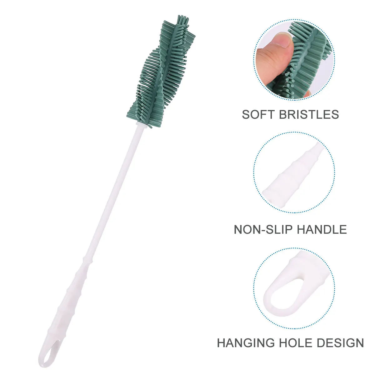 silicone-feeding-bottle-brush-long-handle-green-special-design-for-cleaning-bottles-cups-glassware-stains-residue-silicone-brush