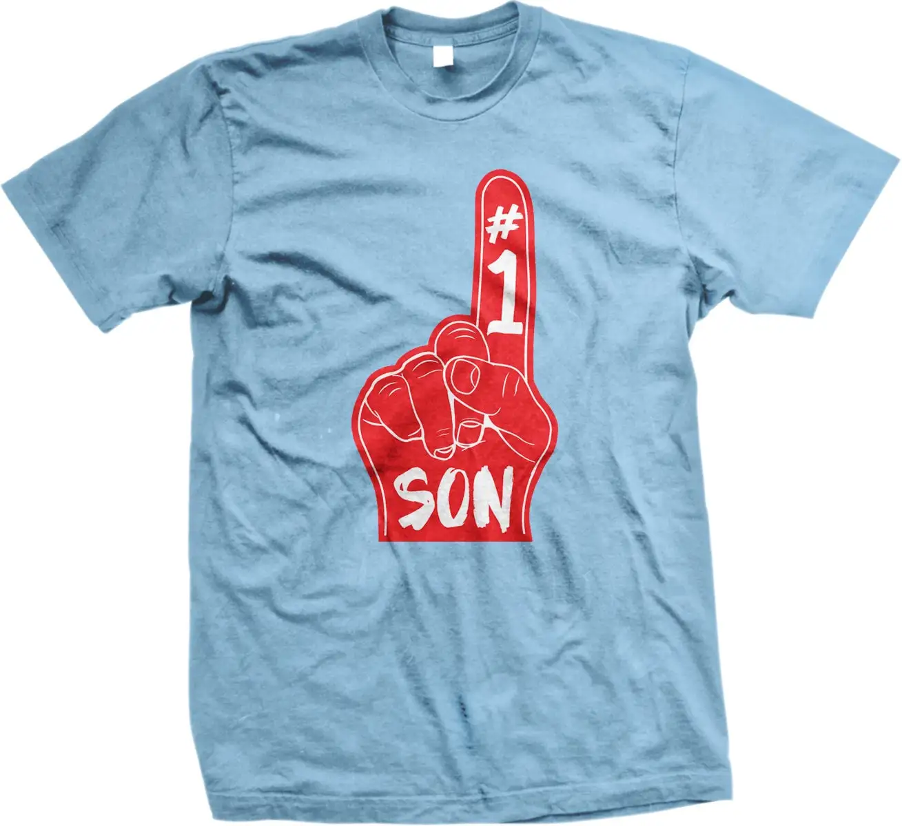 Number 1 Son One Foam Finger Men's T shirt NOFO_00122