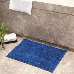 Tappeto in ciniglia tappetino Shorthair blu bagno wc antiscivolo tappetino assorbente porta cucina tappetini interni