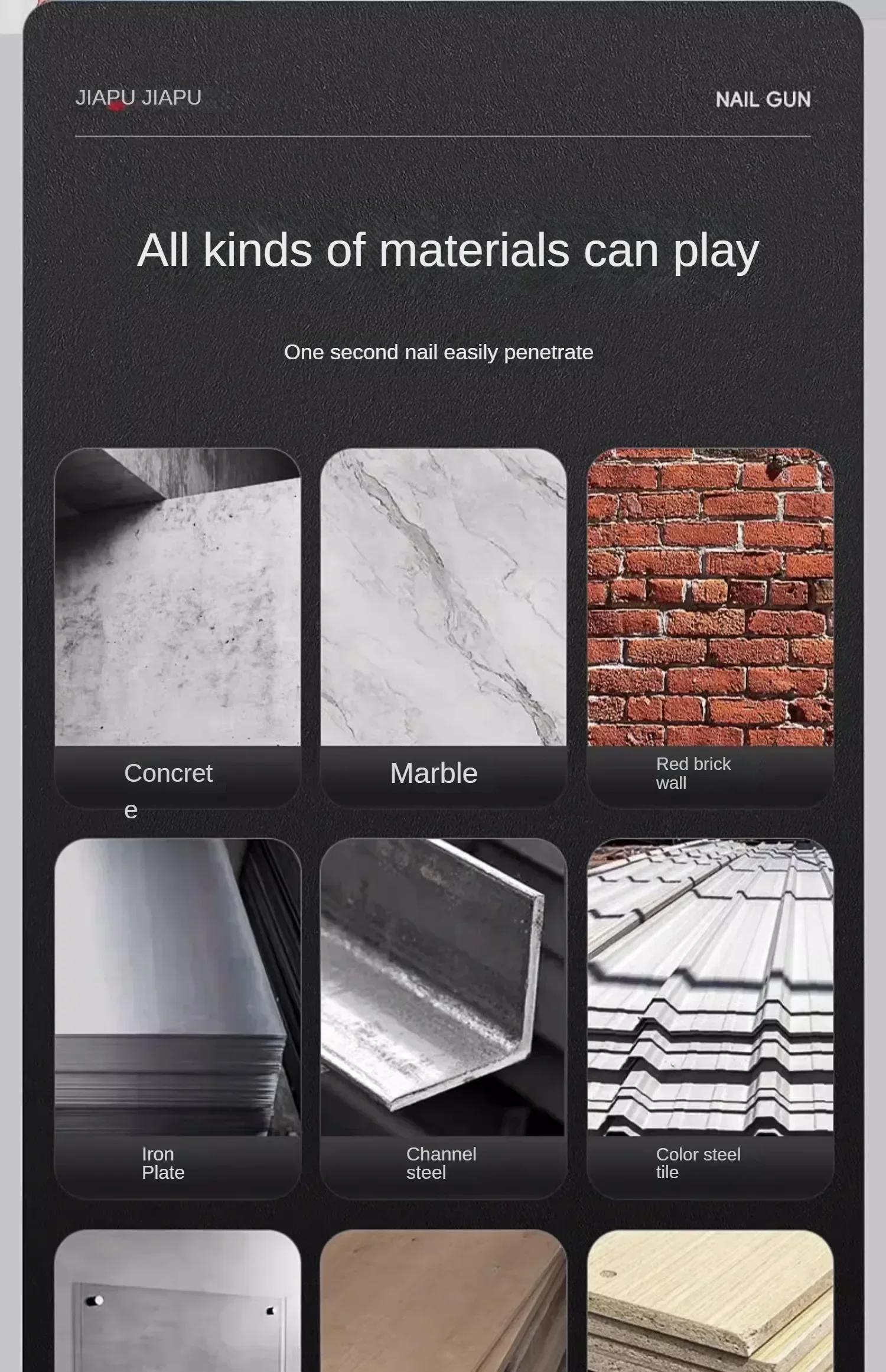 Mini Concrete Ceiling Integrated Muffler Nail Gun for Woodworking