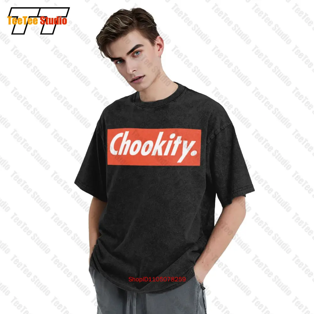 Chookity Space Boxlogo Final Cartoon Moon Cake Tumblr Stoner Vintage Oversized T-Shirt S1SG - Image 3