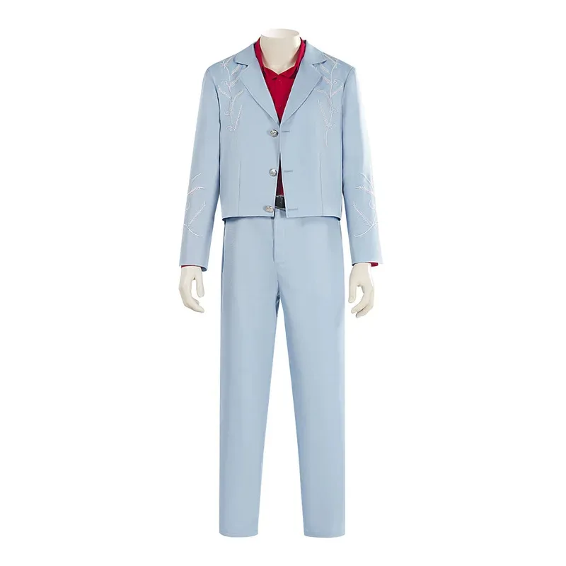 Die With A Smile Lady Bruno Mars Cosplay Costume Gaga Blue Fancy Dress Halloween Party Outfit for Man Woman