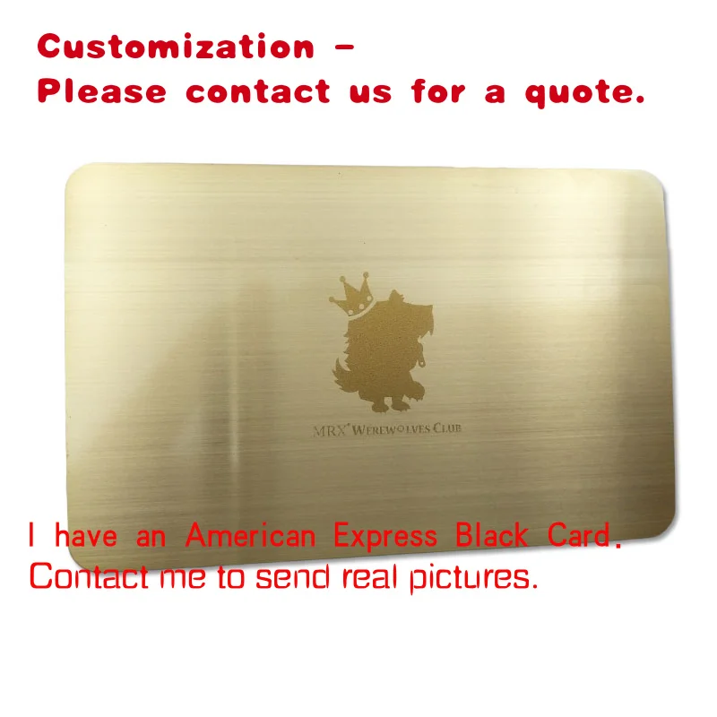 

custom.Custom or Silver Plated Stainless Steel Metal Vip Membership Card Metal Business Card