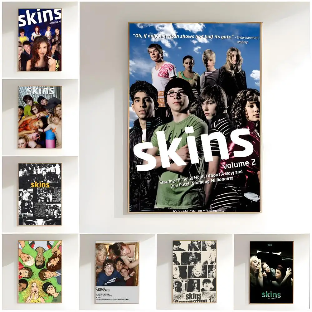 gritty series s-skins Poster Classic Wall Art  Home Decor  Peel and Stick Unframed