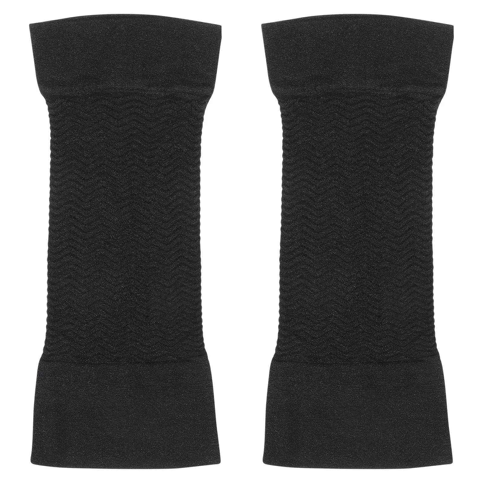 1Pair Compression Arm Slimming Sleeves Tone Shaper Improve Upper Arms Circulation Boost Muscle Relief Fitness Black