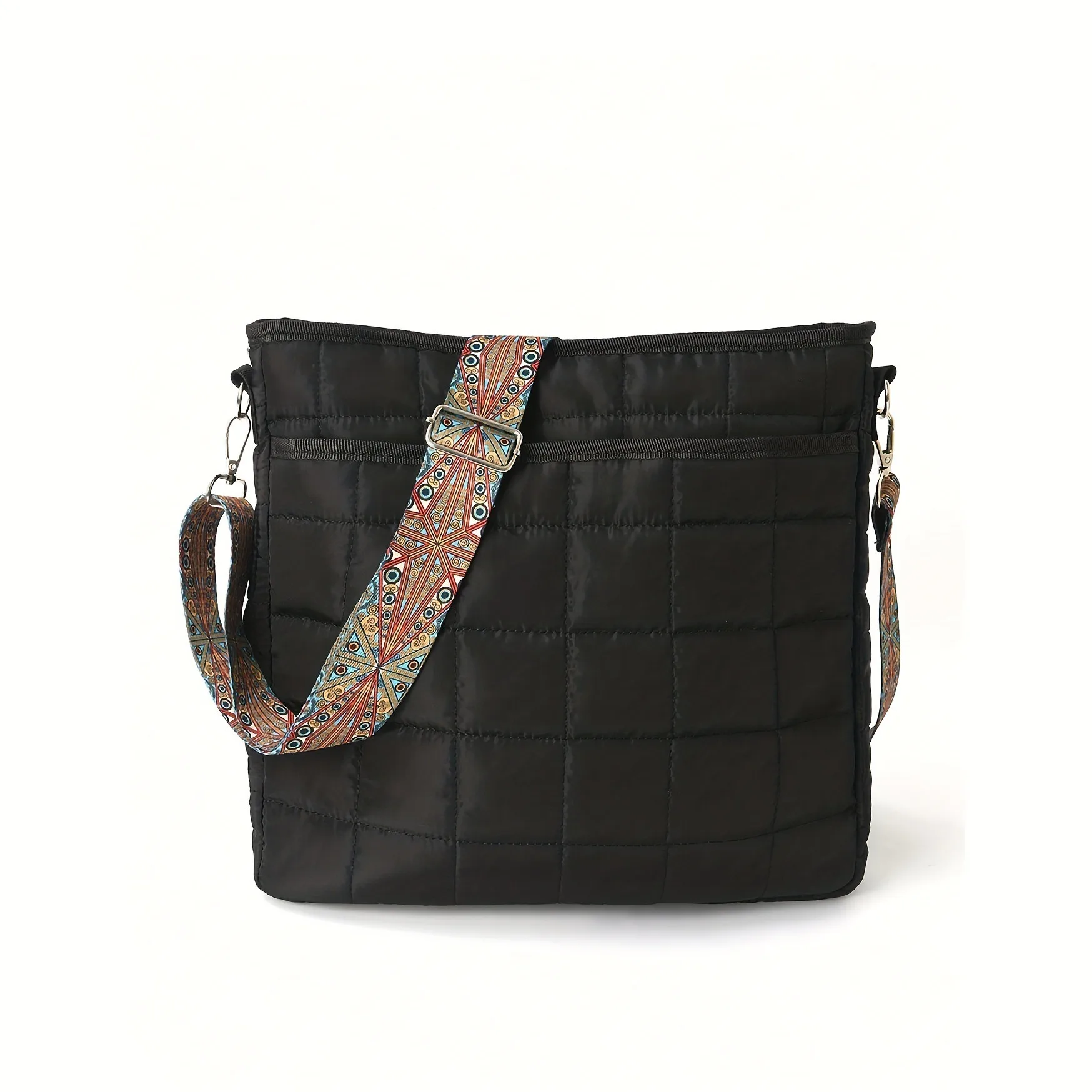 Cross-border fashion casual women's bag 2024 new large-capacity fleece bag underarm simple one-shoulder messenger tote bag