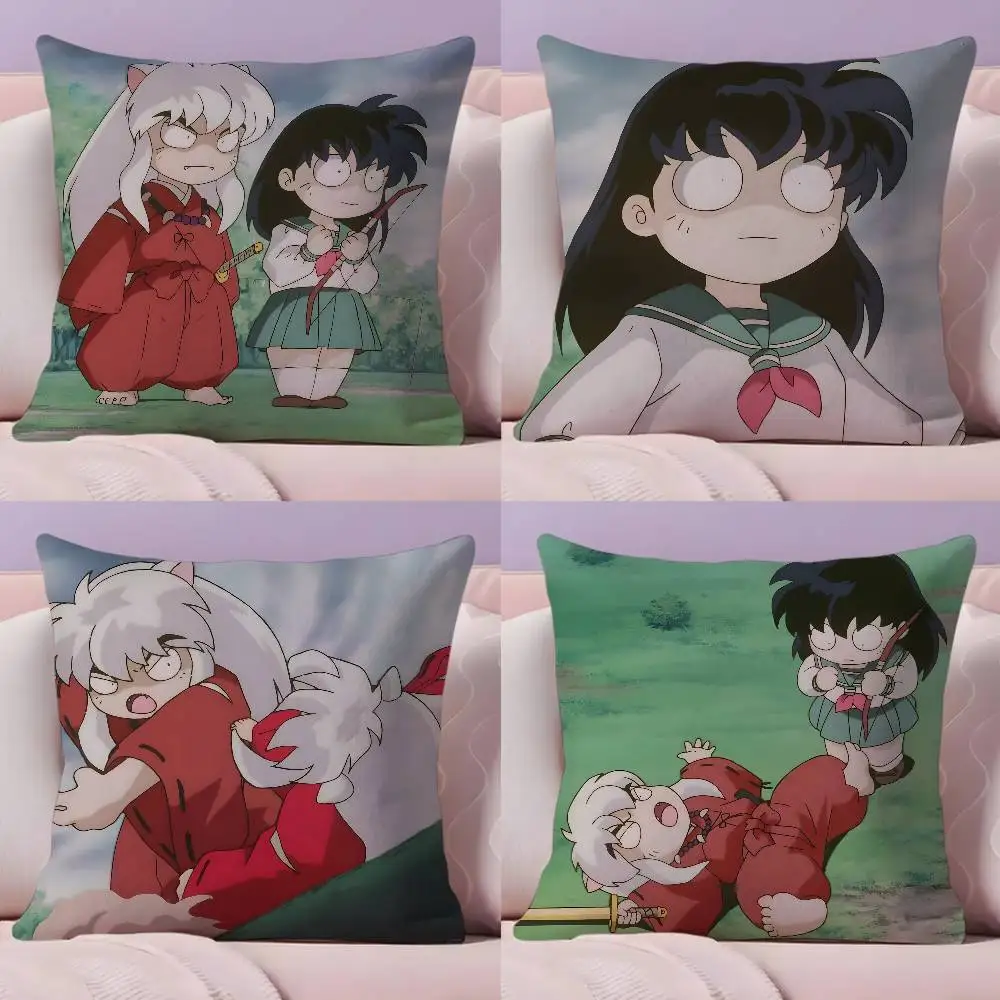 

Cute style L-Lnuyasha Pillow Case Pillowcase Ultra Soft Skin Friendly Fabric Cloud Like Comfort & Concealed Zipper