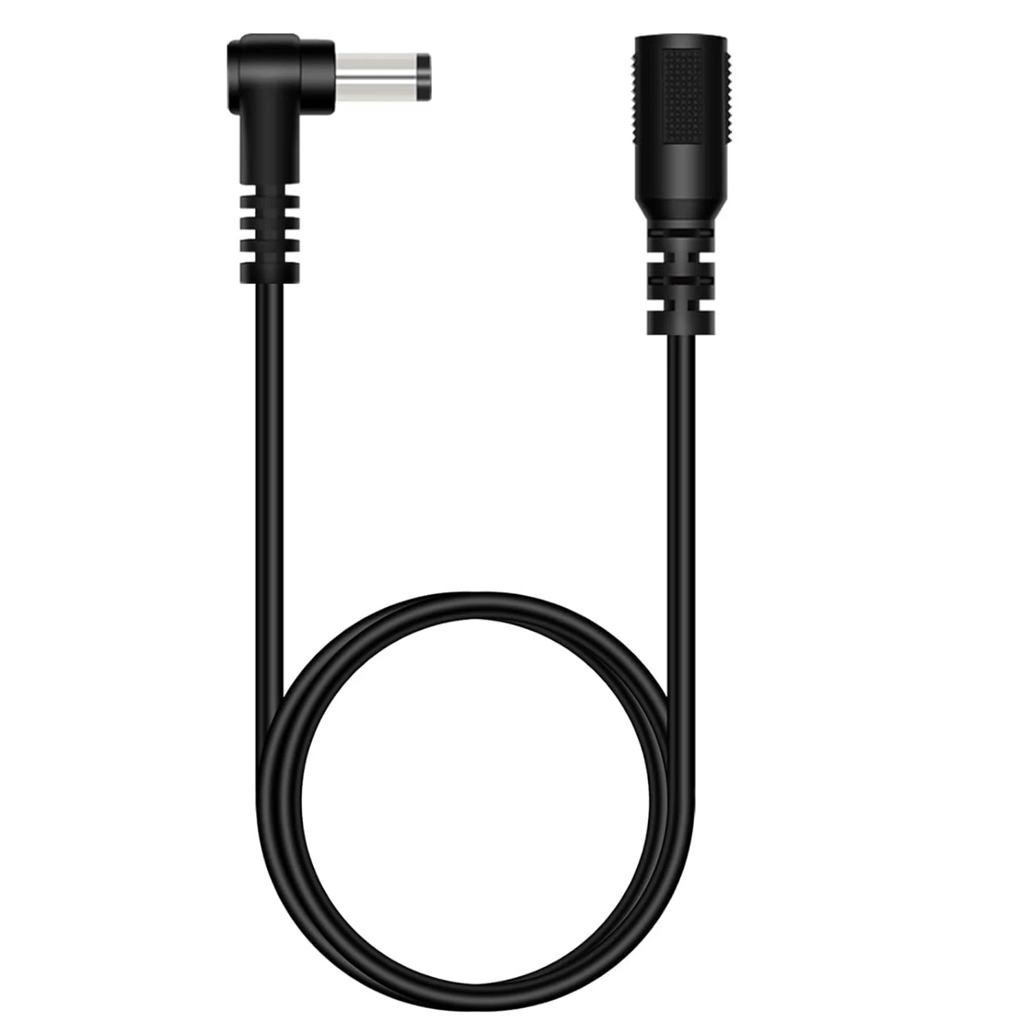 Przedłużacz zasilania DC 5,5 mm x 2,1 mm 90 stopni kątowy męski na żeński Adapter CCTV Kamera bezpieczeństwa Taśma LED