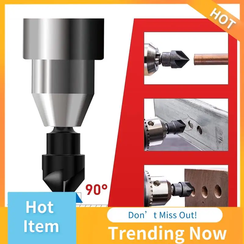CMHI-Deburring Chamfer Tool Set, 2PCS External Internal Rotary Deburring & Chamfer Tool, External Debur Coverage