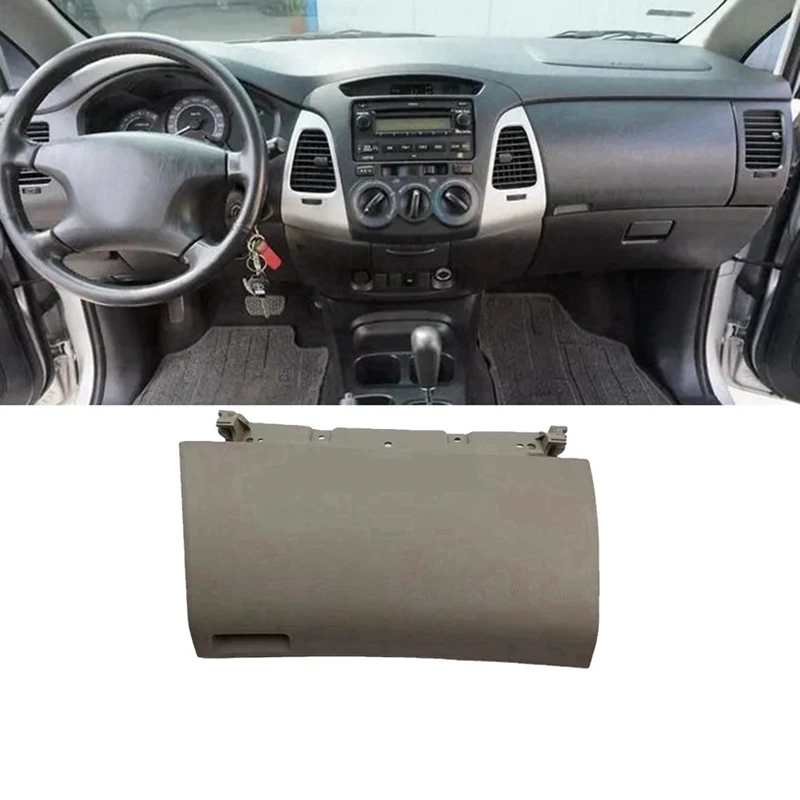 2X Car Passenger Storage Box Panel Cover 55440-0K040 For Toyota Inno 2006-2015 Dash Glove Box Upper Panel 554400K040