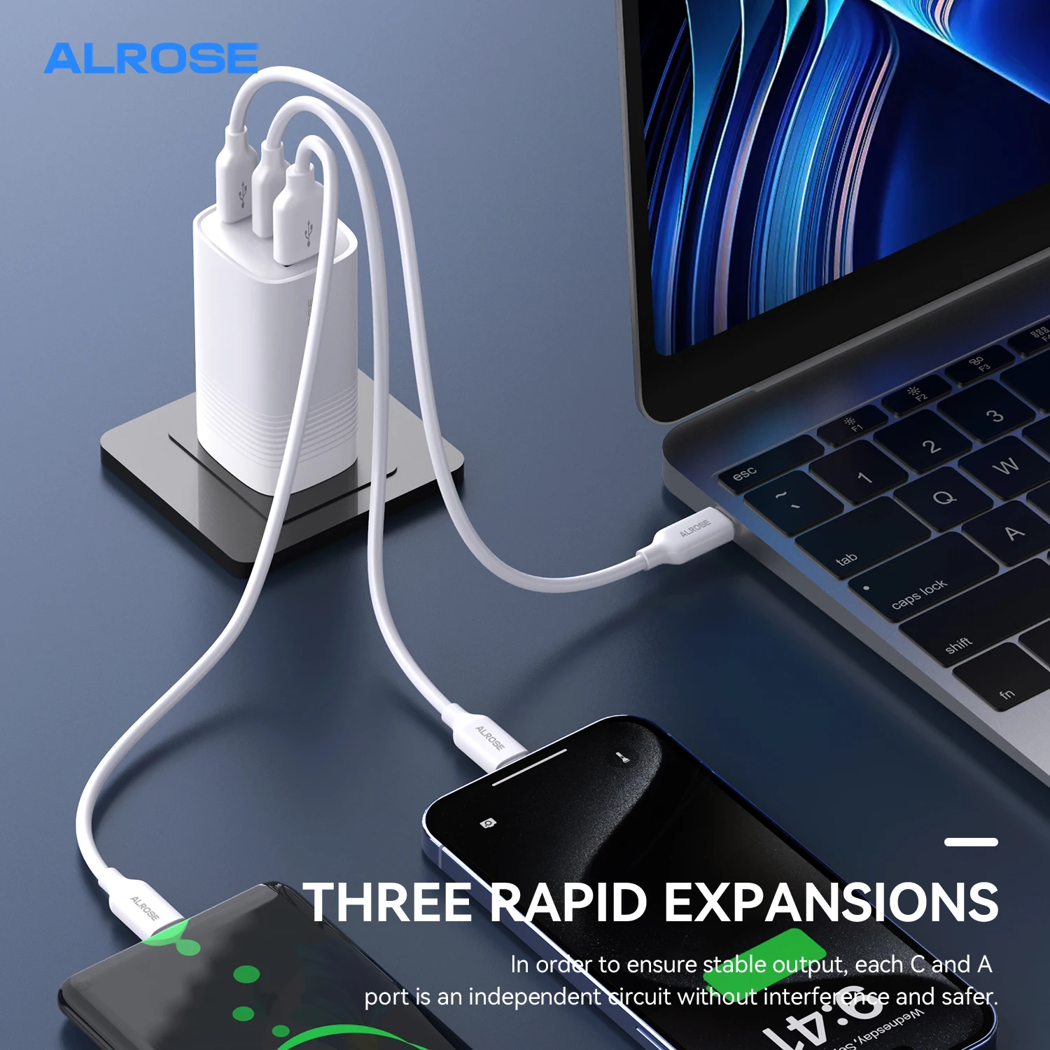 شاحن GaN USB من النوع C بقدرة 65 وات 45 وات PPS PD QC4.0 شاحن سريع لأجهزة الكمبيوتر المحمول Macbook IPAD Tablet iPhone 17 Samsung والمزيد #3