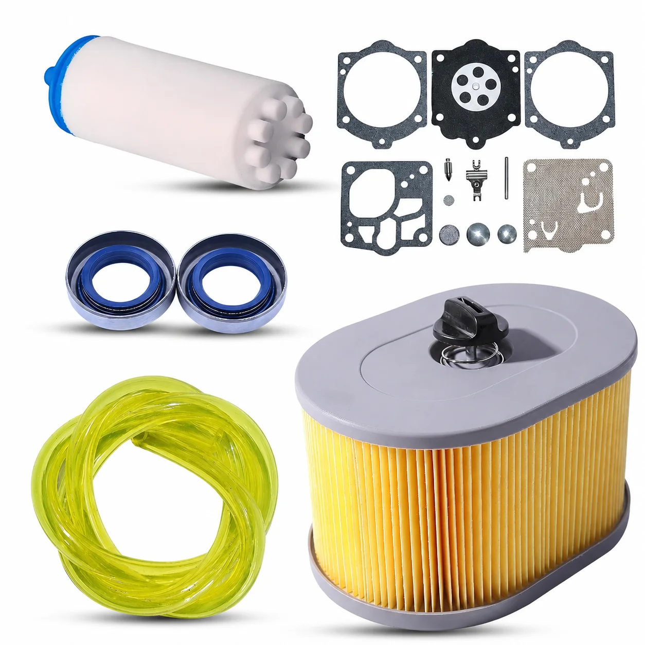 Air Filter Fuel Filter Oil Seal Kit For Husqvarna Partner K970 K1260 Cut-Off Saw Chainsaw Replacement Parts 510244103 510244101