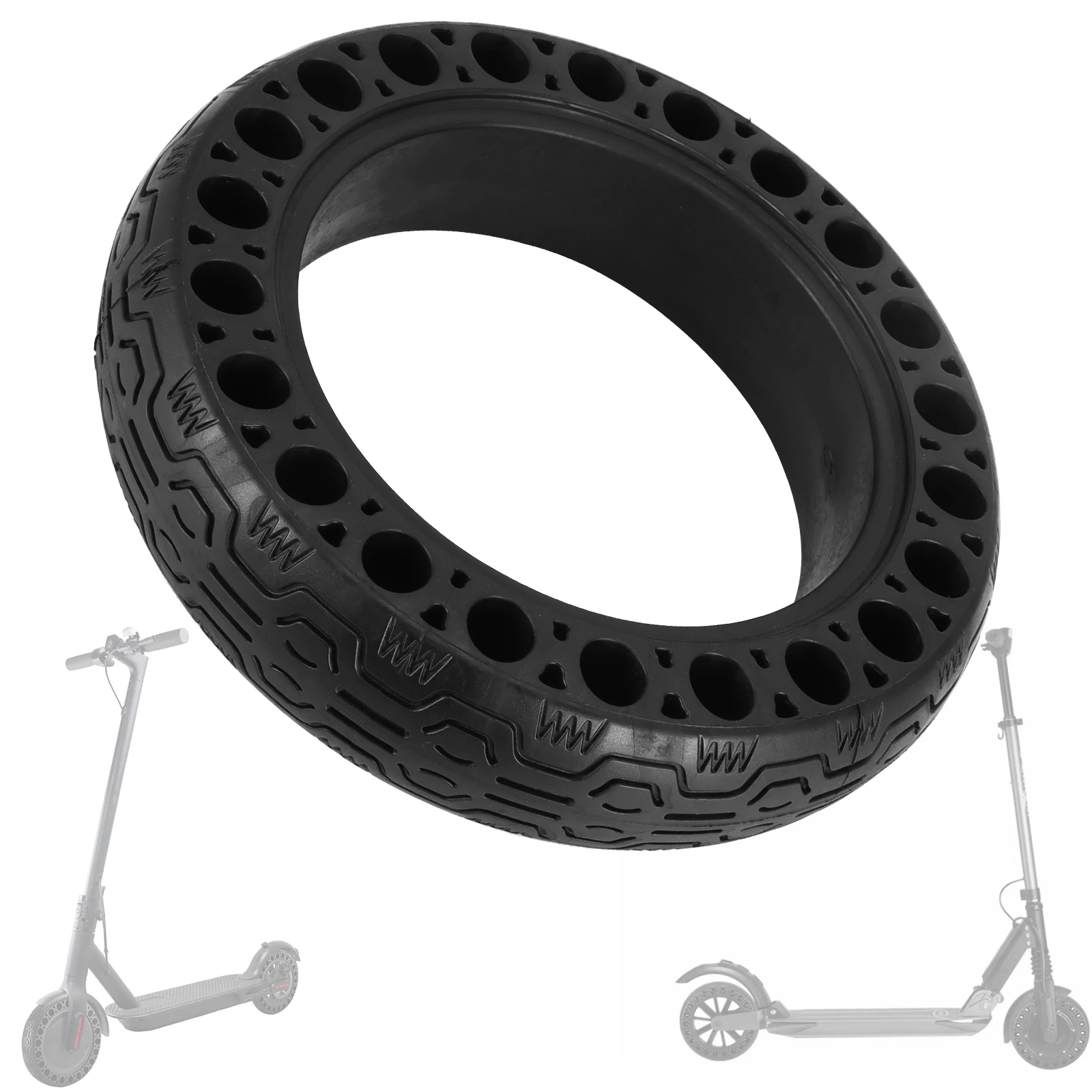 

10 Inch Solid Tire Electric Scooter For Xiaomi Pro Scooter Wheel'S Bee Hive Holes Tire Replacement Explosion-Proof Solid Tires