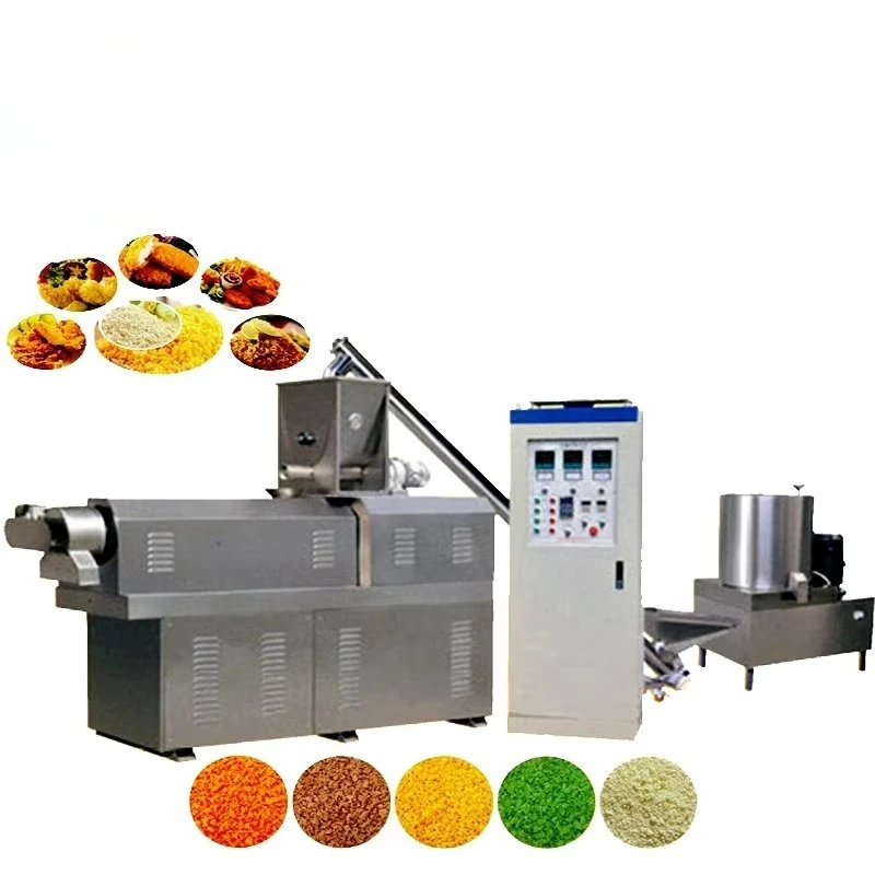 Bread Crumb Grinder Production Line Twin Screw Extruder Processing Equipment Custom