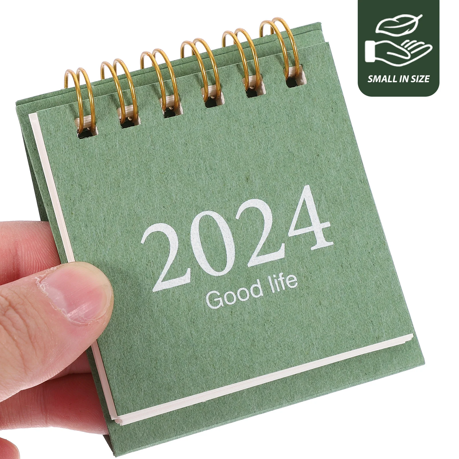 

Small Standing Coil Desk Calendar 2024 Desktop Organizer Office Accessory Monthly Schedule Planner Motivation Tracker