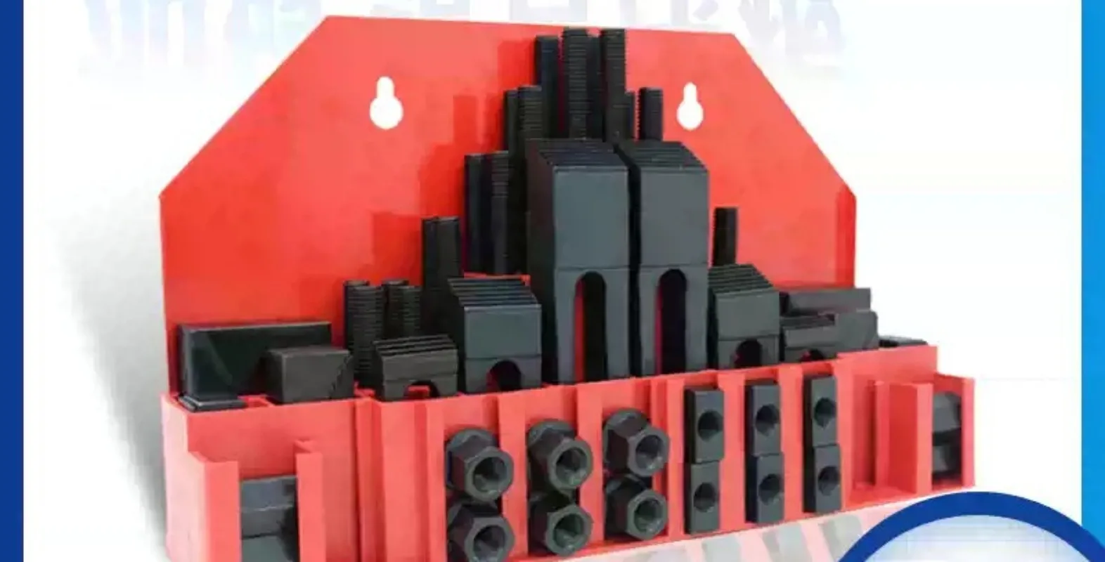 For 58Pcs Milling Machine Clamp Kit M8-M24, Universal Mold Press Plate Fixture Combination Set