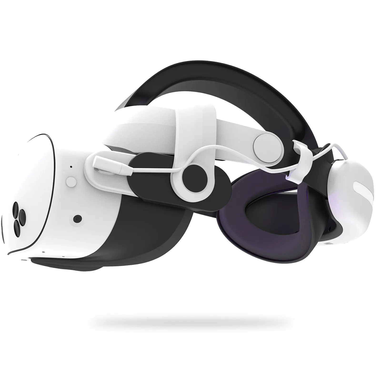 

12000mAh VR Head Strap Battery Extended Playtime Comfortable Adjustable Design Compatible with For Oculus Meta Quest 3/3s