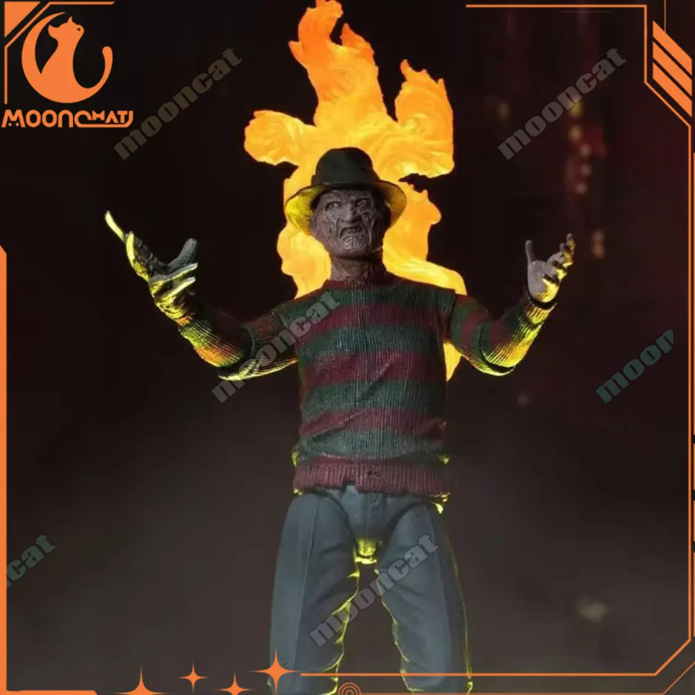 

NEW NECA Freddy Krueger Action Figure Freddy's Revenge Collectible Model Toy Halloween Horror Decoration Gift Chinese version