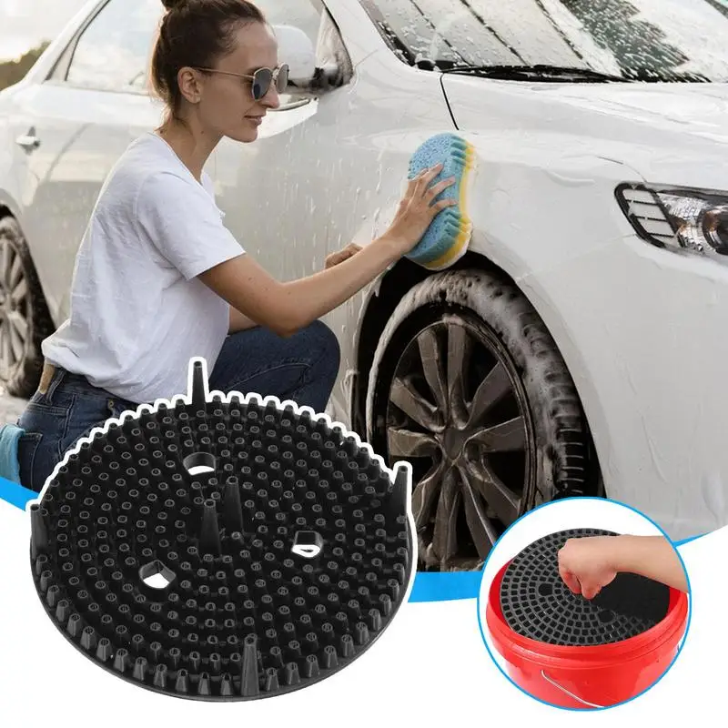 Automotive Bucket Insert Cleaning Filter Cleaning Filter Car Wash Grit Filter Guard Sand Isolation Net Car Washing Bucket Filter