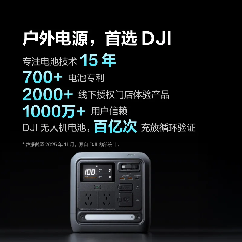 Outdoor Power 1000 Mini Portable Power Supply 220V Ultra-light Large Capacity 1kWh High-Power Backup Quick Charge LiFePO4