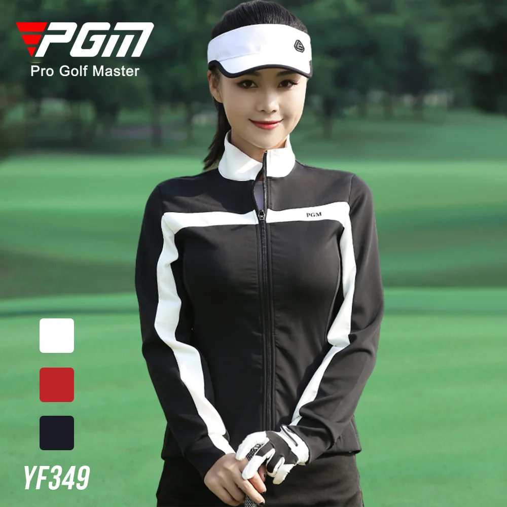 PGM golf women's clothing autumn and winter coat/windbreaker, stretchy and comfortable, warm and cold new