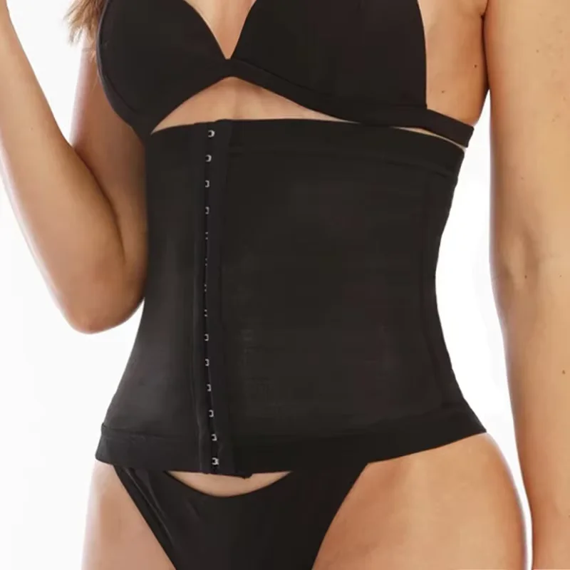 Women Abdomen Reducer Workout Sauna Suits Fitness Sweat Waist Trimmer Belt Waist Trainer Fat Burning Belly Slimming Corsets image 2