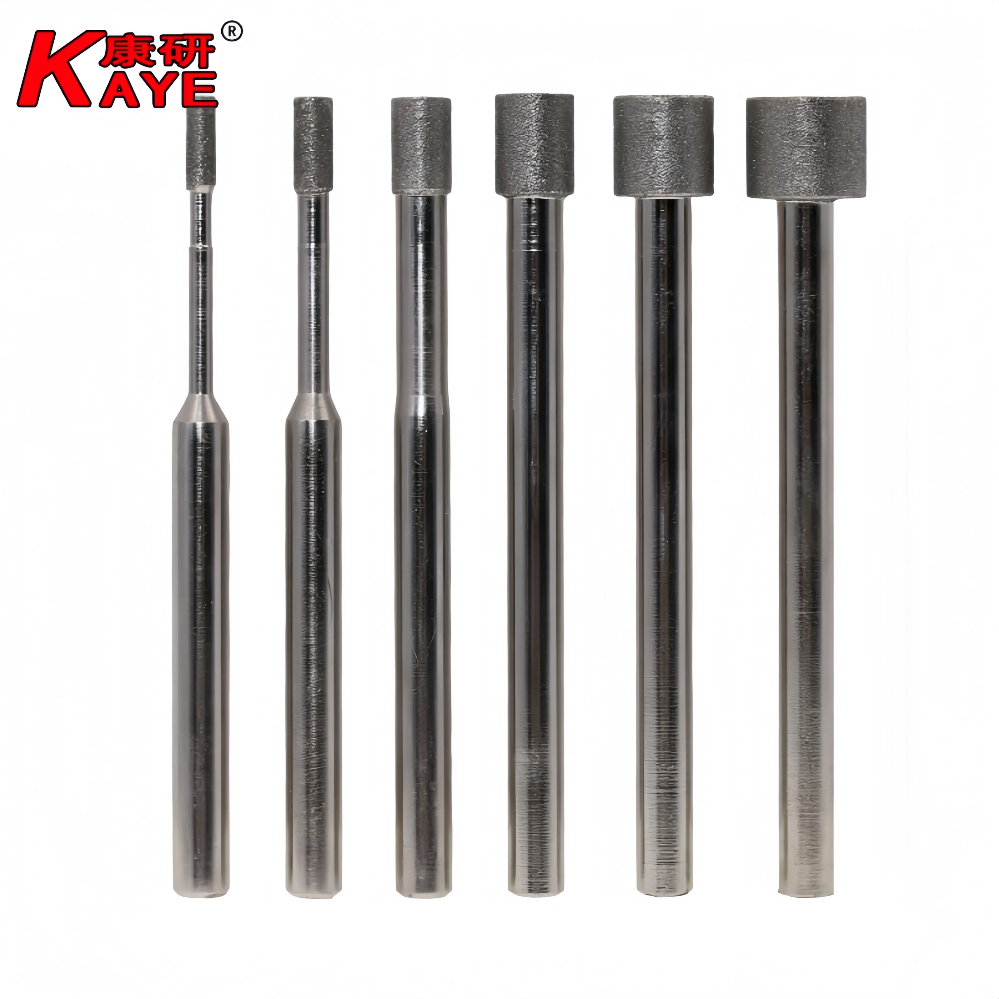 

1.5-12mm Electroplated Diamond Internal Grinding Mandrel Tungsten Carbide Alloy Ceramic Stone Diamond Grinding Mandrel