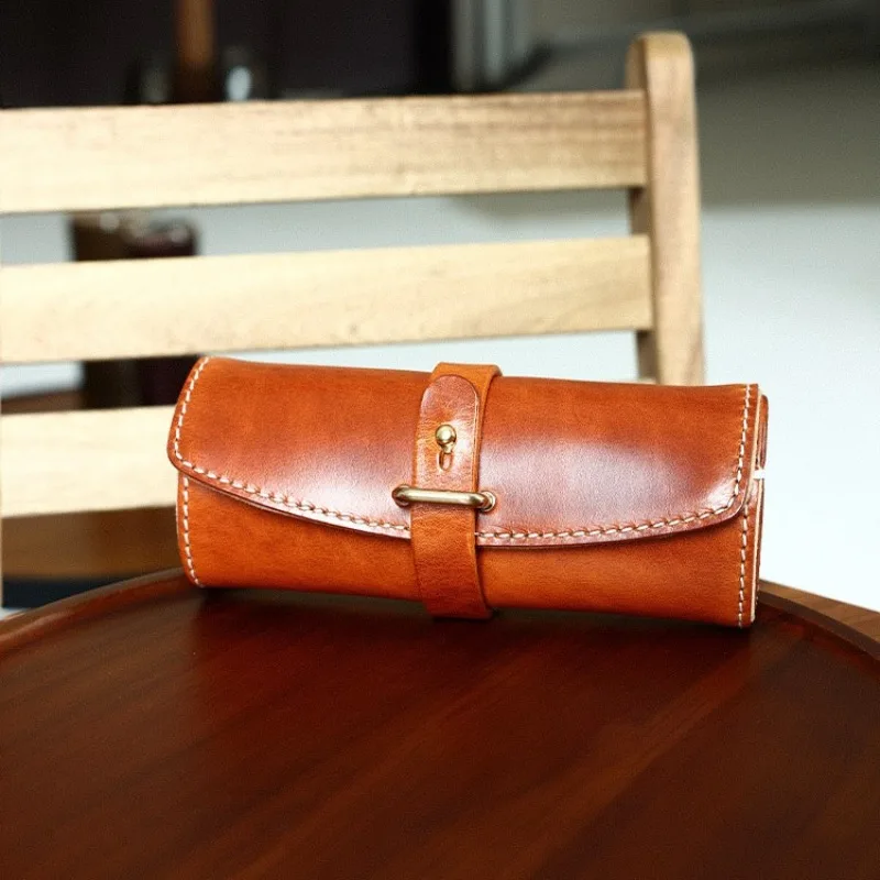 Leather Glasses Box Retro Luxury Miniature Glasses Boxes Portable Exquisite Sunglasses Case Multifunctional Storages Boxes