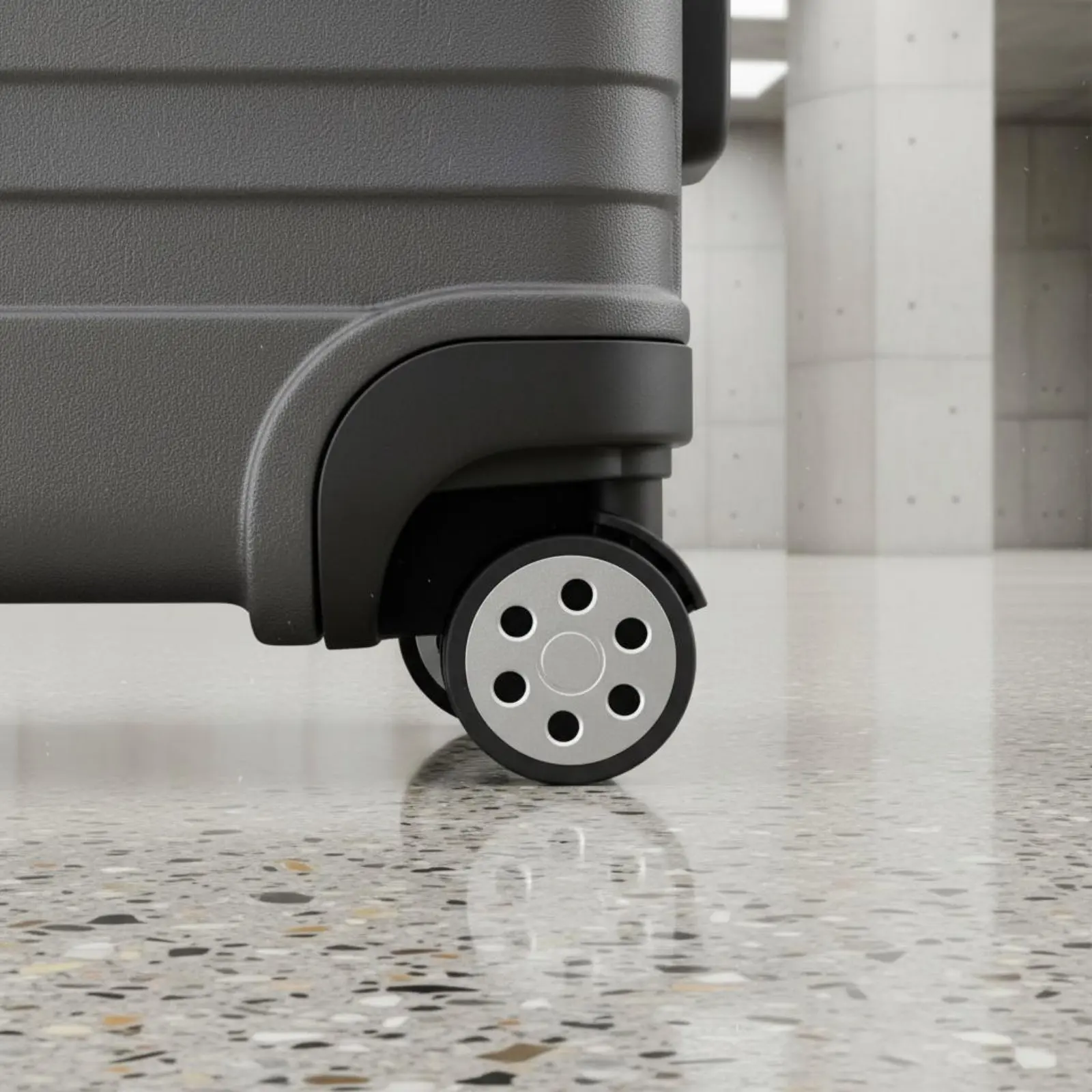 

Rotating Wheel No Rivet Design Rotating Suitcase Wheel Luggage Caster 360 Degree Swivel Travel Gear Stable Fit