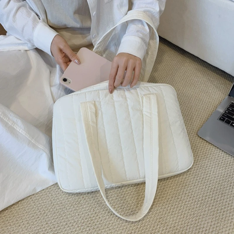 

Laptop Tote Bag Shoulder Bag Multi-Functional 14 Inch Computer Briefcase with Padded Minimalist Commuter Tablets PC Carry Case