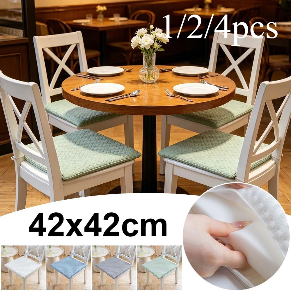 

42X42CM Square Chair Cushions Meditation Removable Floor Pillow 45D High-density Sponge Filling Seating Yoga Living Room Office