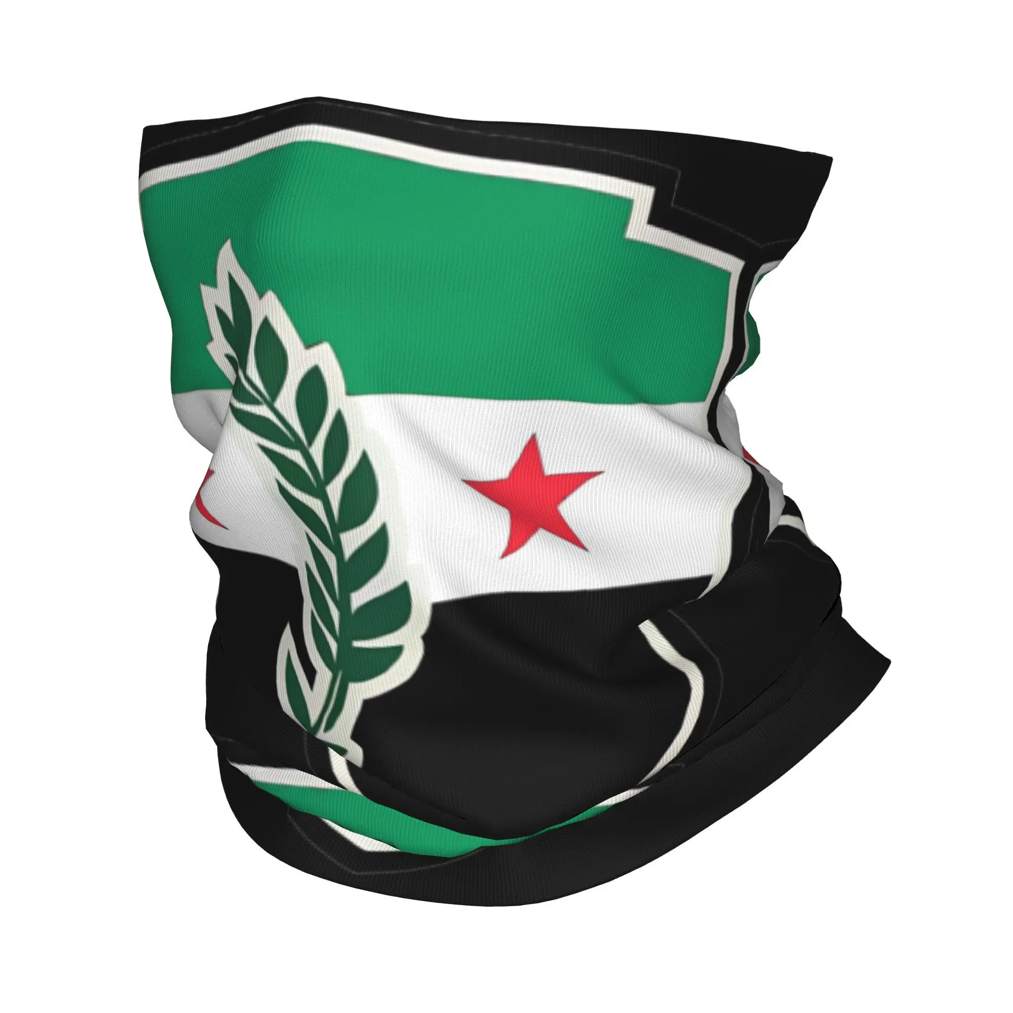 Syrisches Bandana-Halstuch, bedruckter Wickelschal, vielseitig einsetzbarer Fahrradschal, Radfahren, Unisex, Erwachsene, atmungsaktiv