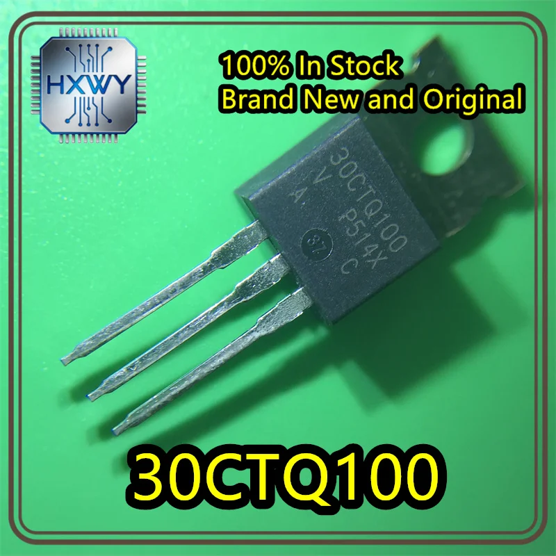 10/50 pieces 30CTQ100PBF 30CTQ100 TO220-3 Schottky diode 30A/100V new original stock