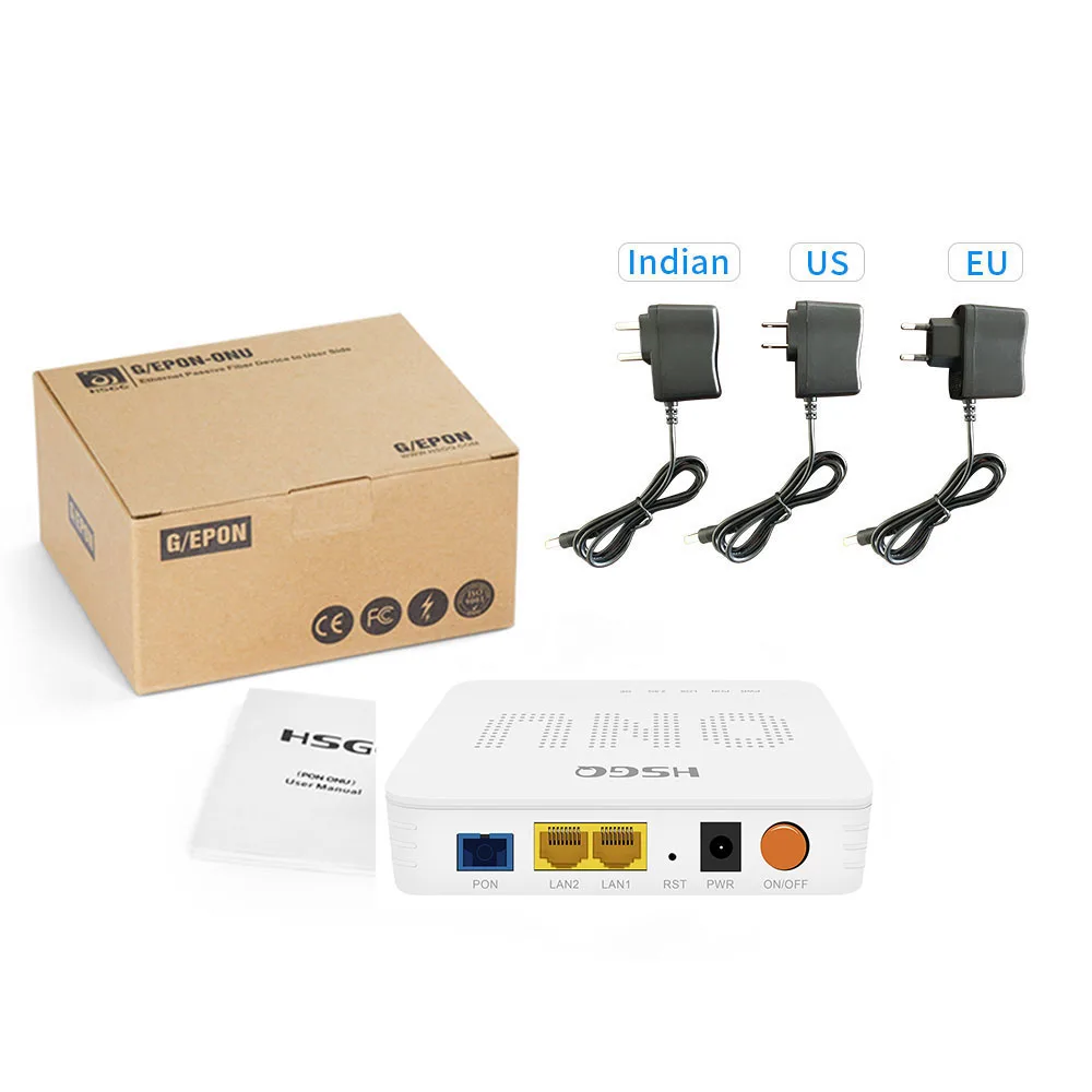 HSGQ 2.5GE GPON EPON ONT Modem networking mini ftth fiber f460  Xpon ONU, EPON ONU, GPON ONU