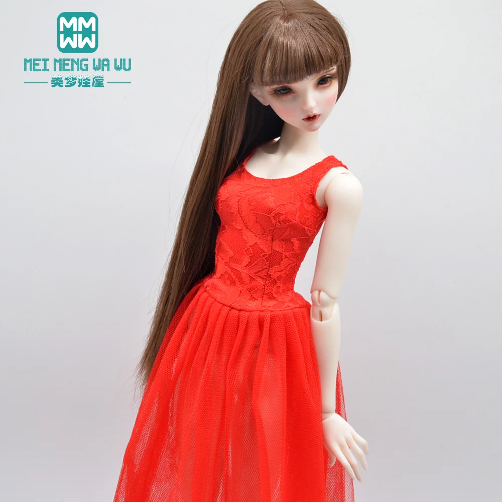 1/3 BJD 인형 옷 패션 레이스 드레스 SD DD 장난감 구형 관절 인형 소녀를 위한 선물