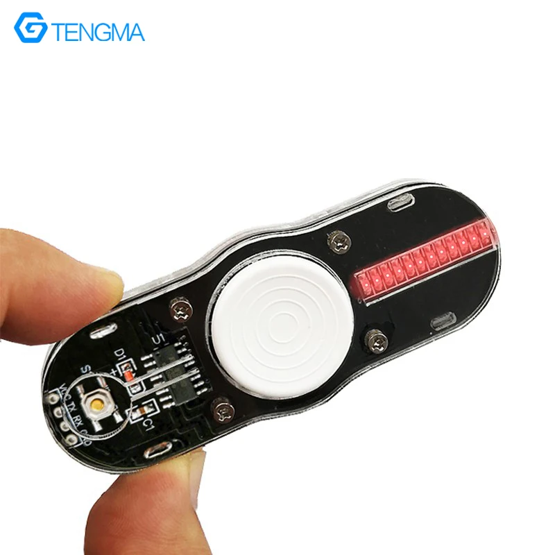 Two-page LED flashing fingertip gyroscope kit 51 single-chip microcomputer circuit board welding DIY electronic production
