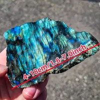 Labradorite Slab Crystals, Labradorite Slice, Moonstone, Luminous Stone, Crystal Natural Interior Decorationor Stone Carving 5