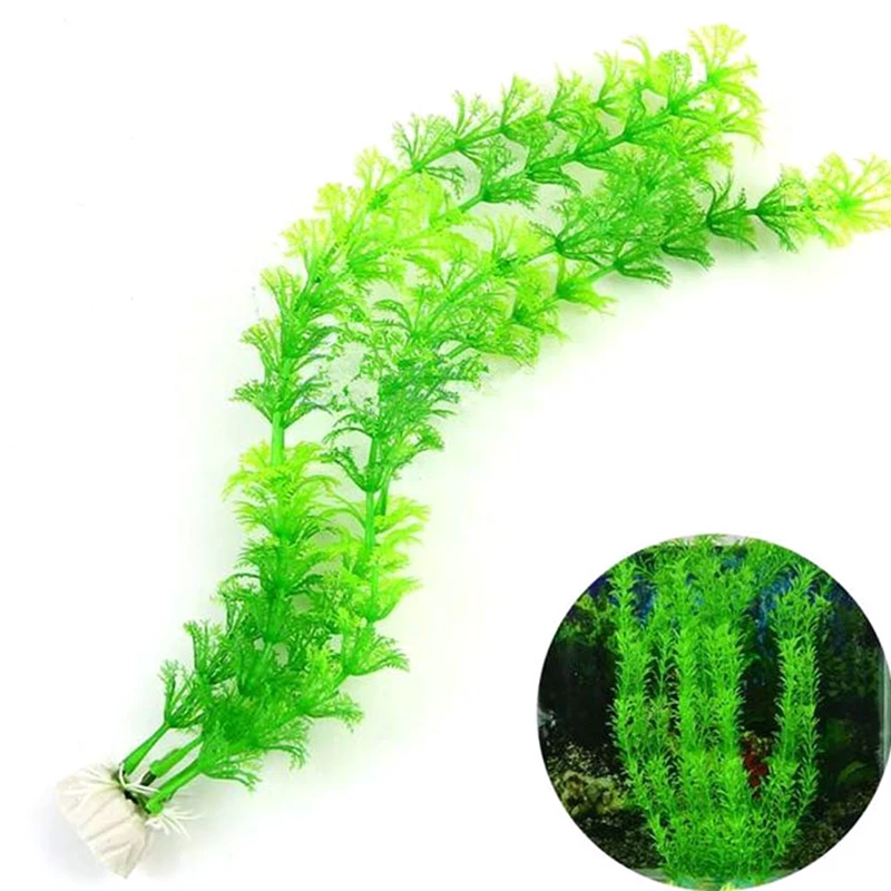 New Artificial Underwater Plants Aquarium Fish Tank Decoration Green Purple Water Grass Viewing Decorations 30CM