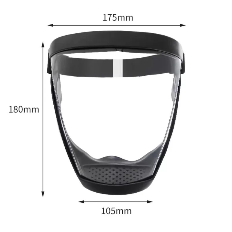 For Sports, Riding, Work, Grinding, Weeding/Mowing Anti-Fog Protective Face Mask - Dust/Splash Resistant