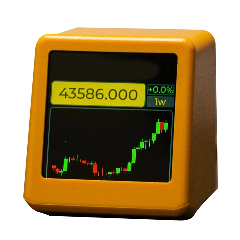 For Nerdminer Bitcoin Cryptocurrency Display Stocks,Currency Exchange Rate,Price Tracker Ticker  Weather Time Clock C