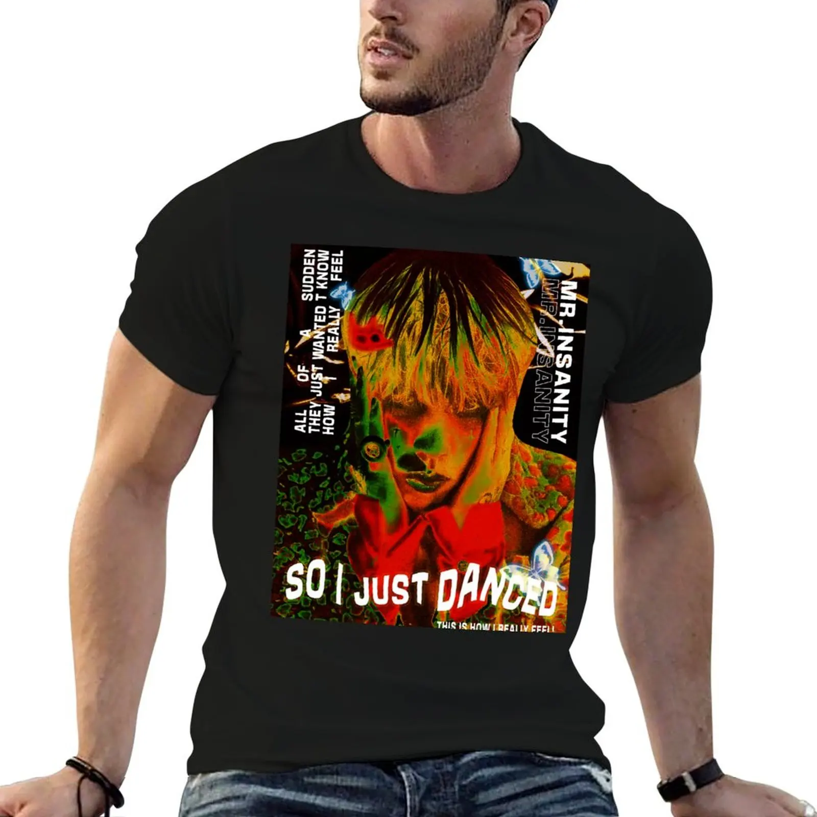 Camiseta DPR IAN So I Just Danced, camiseta essencial masculina, camiseta de algodão de alta qualidade, camisetas de algodão de alta qualidade, camiseta de alta qualidade